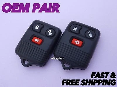 Pair of OEM FORD LINCOLN TRUCK SUV keyless entry remote key fob transmitters - Изображение 1 из 2