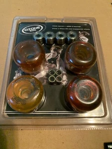 4 Ozone 500 Longboard 54mm X36mmWheels & 10mm Spacers & 4 ABEC 5 Bearings - Picture 1 of 5
