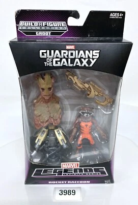 Marvel Legends Guardianes de la Galaxia COHETE MAPACHE Groot Series Hasbro Foto 1 de 4