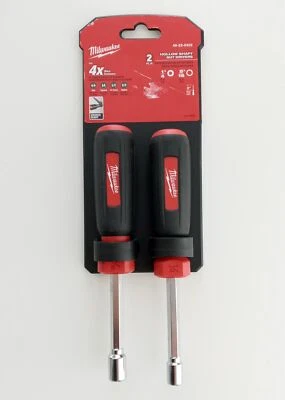 Milwaukee 48-22-2402 Hollow Nut Driver 2-Piece Set 1/4" & 5/16" - Image 1 of 3