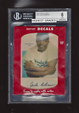 ⚾ 1952 STAR CAL JACKIE ROBINSON TYPE 1 79-G BVG 6 EXMT DODGERS HIGHEST GRADED!