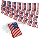 String Flag Pennant Banner - 38 Flags, 42 Feet Small Mini Us Flags American