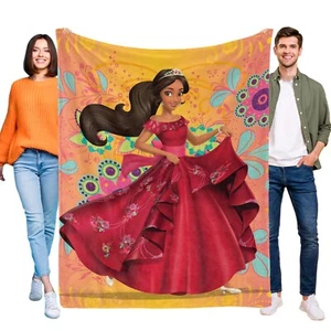 Elena Princess Blanket Soft Bed Sofa Throw Cozy Lightweight Birthday Gift - Picture 1 of 7
