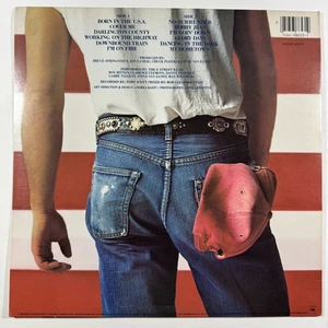 BRUCE SPRINGSTEEN : Born In The USA LP VG++ Lyric Insert COLUMBIA RECORDS - Picture 1 of 6