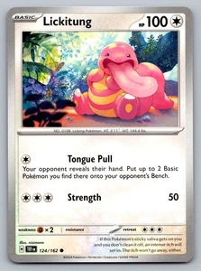 Pokemon TCG SV05: Temporal Forces Lickitung 124/162 - Picture 1 of 2