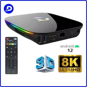 SMART TV BOX 8K ANDROID 12 WIFI 5G CON 8GB DI RAM E 64GB DI ROM 3D 2 USB 1 HDMI - Zdjęcie 1 z 7