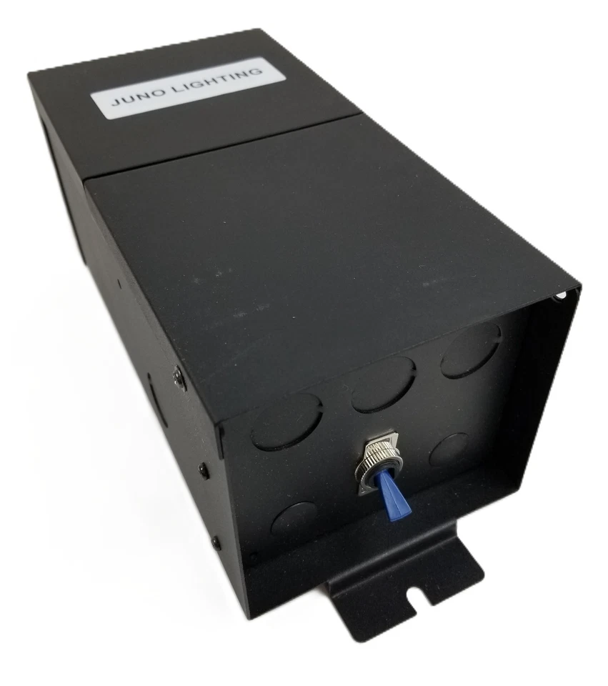 Transformador de iluminación JUNO MAGXFMR 1C 150W 120 12AC BL TL554N-BL Trac12 negro NUEVO Foto 1 de 4