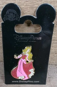 Disney Prinzessin Aurora Glitzer Kleid Dornröschen Pin - Bild 1 von 4
