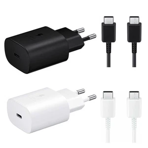 Original Samsung Schnellladegerät Kabel für Galaxy S25 S24 S23 FE EDGE Ultra 5G - Picture 1 of 25