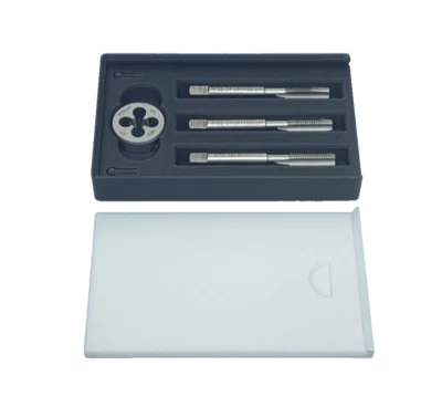 9/32-24 UN M2 HSS LH Juego de 5 piezas de grifo y troquel, herramientas de restauración de avión Stanley Foto 1 de 4