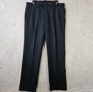 Ermenegildo Zegna Wollhose Herren 34 schwarz 75L102 Anzughose klassisch Grundnahrungsmittel - Bild 1 von 10