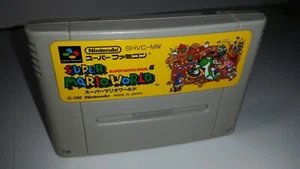 138-44 SUPER NINTENDO SNES FAMICOM SFC SUPER MARIO WORLD JAPAN - Picture 1 of 2
