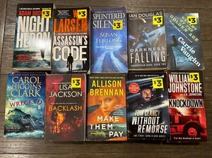 Lot of 10 Thriller Mystery ALL Paperback PB Books - Picture 1 of 1