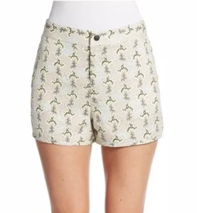Rag & Bone Silk Blend Printed Abstract Shorts Size 8 - Picture 1 of 4