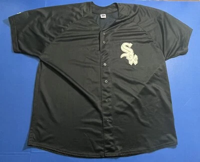 Camiseta deportiva vintage Russell Athletic Chicago White Sox malla negra 2XL Foto 1 de 4