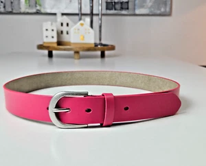 Passion Echt Leder Basic Damen Gürten Jeans Gürtel   Beeren Pink  100 cm. - Bild 1 von 14