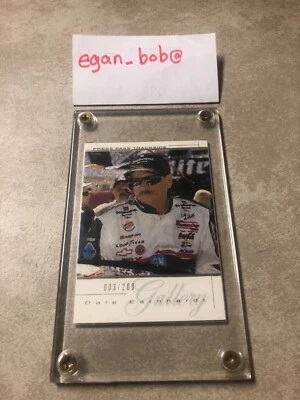 2004 Press Pass Trackside Dale Earnhardt Numbered 003/200..  card  3...his car # - Image 1 of 4