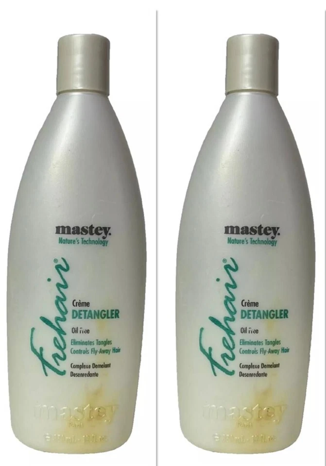 2 Mastey Frehair Crema Desenredante Controles Sin Aceite Volar Cabello 12 OZ ea (201) Foto 1 de 2