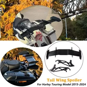 For Harley Street Glide 2024 Motorcycle Rear Tail Wing Spoiler Fairing Decorate - Bild 1 von 10