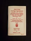 1991-1994 Teamsters Local 705 Joint Area Cartage Agreement With 5 Other Locals 