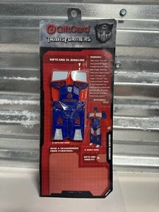 Tarjeta de regalo Transformers 2007 Optimus Prime Transforming Target sin usar, en caja - Imagen 1 de 6