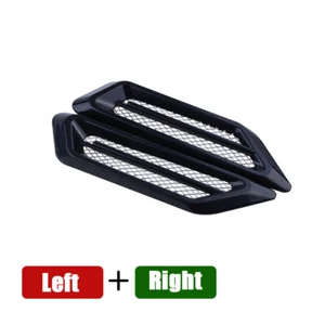 2x Car Air Flow Fender Side Mesh Vent Decoration Sticker Car Accessories - Bild 1 von 12