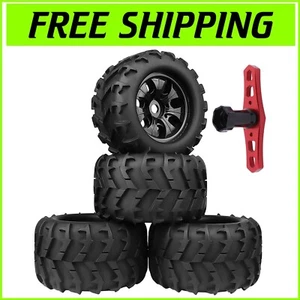 All-Terrain Pre-Glued RC Tires for Traxxas Maxx & HPI Savage - 5.9" Diameter - Picture 1 of 9