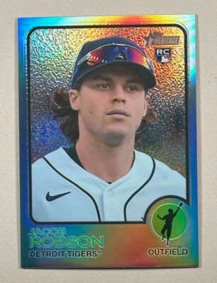 Jacob Robson - 2022 Topps Heritage High Number - Rookie - Chrome Silver /373 - Image 1 of 2