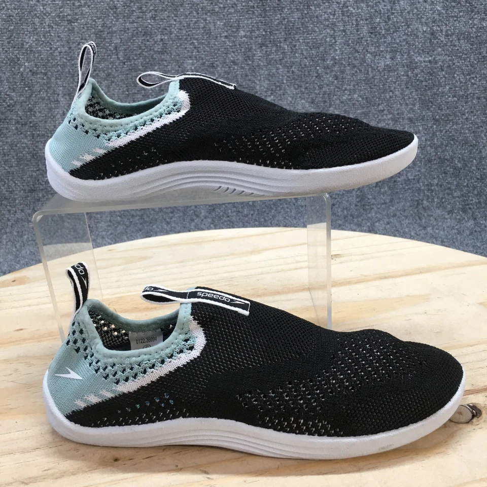Speedo Water Shoes Womens Small 5-6 Surf Strider Sneakers Black Green Comfort - Image 1 of 4