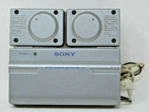Sistema de altavoces activos portátiles Sony para Walkman Discman Travel SRS-T77 - Imagen 1 de 3