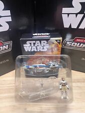 RARE - STAR WARS Micro Galaxy Squadron Series 2 OBI-WAN KENOBI & SPEEDER - Chase