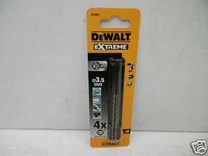 DEWALT DT4903 3.5MM HSS E INDUSTRIAL COBALT METAL DRILL BITS PACK X 2 - Picture 1 of 1