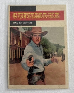 1958 Topps TV Westerns Card # 4 Man Of Justice Gunsmoke - Picture 1 of 2