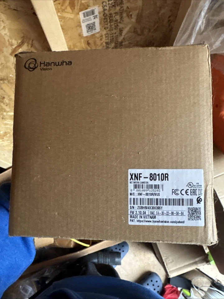 Wisenet XNF-8010R - X Series 6 MP Sensor 360˚ Indoor Fisheye Dome Camera - Image 1 of 1