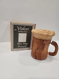 Vidori Beer Mug 3D Puzzle. Wooden. With Sealed Solution. - Picture 1 of 10