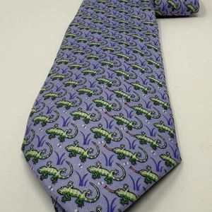 "Corbata de cuello Vineyard Vines 58"" azul gecko 100 % seda hecha en EE. UU. - Imagen 1 de 4