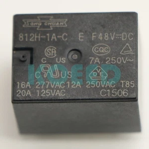 1PCS NEW SONG CHUAN 812H-1A-C E F48VDC 4Pins Power Relay - Picture 1 of 3
