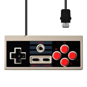 Game Pad Joystick TURBO CONTROLLER con SLOW MOTION BUTTON FOR NINTENDO NES MINI - Picture 1 of 3