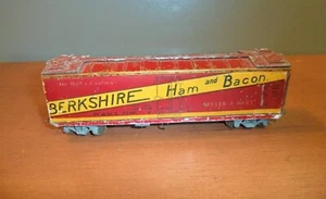 Coche caja de refrigeración de jamón y tocino vintage HO BERKSHIRE, MAHX 2046, rojo - Imagen 1 de 6