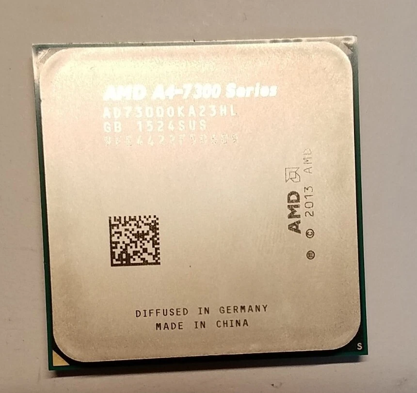 AMD A4-7300 2 CORE 3.8GHz 1MB CACHE PROCESSOR AD73000KA23HL - Image 1 of 1