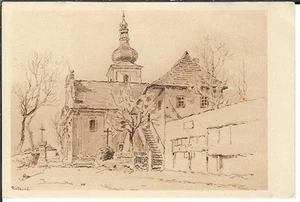 Ansichtskarte Ceske Skalici - Kraj Bozeny Nemcove, kostel - schwarz/weiß - Picture 1 of 2