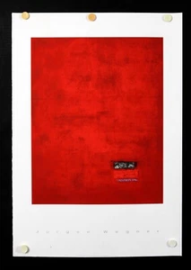 Jurgen Wegner - Serigraphie- Untitled - Red - 1999 - Printed by Acte III, Italy. - Picture 1 of 7