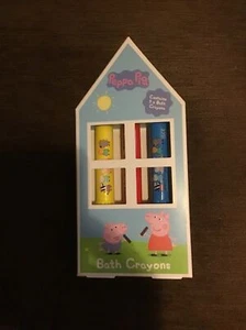 KIDS PEPPA PIG 3 VARIOUS BATH CRAYONS BIRTHDAY CHRISTMAS - Picture 1 of 1