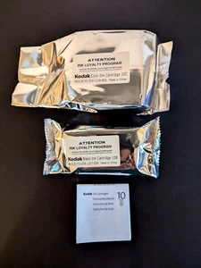 Kodak Inkjet Printer Ink Combo Pack 10C Multi-Color + 10B Black Genuine Sealed - Picture 1 of 9