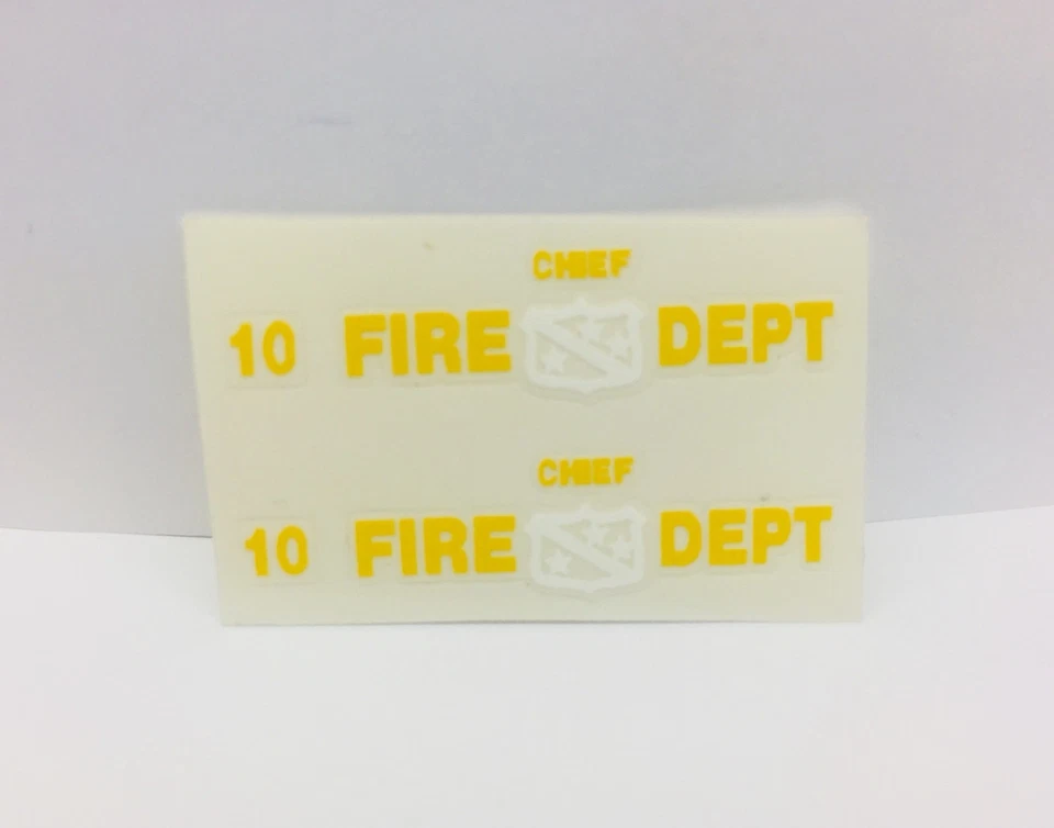 Hot Wheels Redline ( 🔥 FIRE CHIEF 🔥) ~JUEGO DE CALCOMANÍAS~ Foto 1 de 1