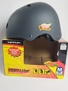 Variflex Aggressive Multi-Sport Helmet Black Medium NEW FREE POSTAGE - Bild 1 von 4