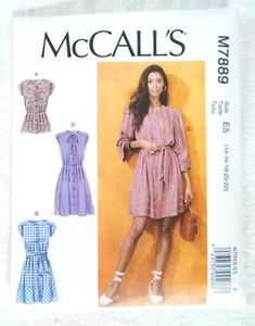 McCalls 7889 Top und Kleid Muster Größe 14 16 18 20 22 - Bild 1 von 4