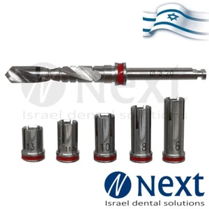 Tapón de taladro dental quirúrgico 5 piezas + taladro 3,2 mm riego externo - Imagen 1 de 3