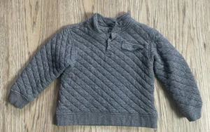 Falls Creek Boys Half Button Up Sweater Size M (8) Fits Like 6 - Picture 1 of 2