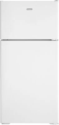 Hotpoint HPS16BTNRWW 28" White 15.6 Cu. Ft. Top-Freezer Refrigerator NOB #150718 - Image 1 of 3